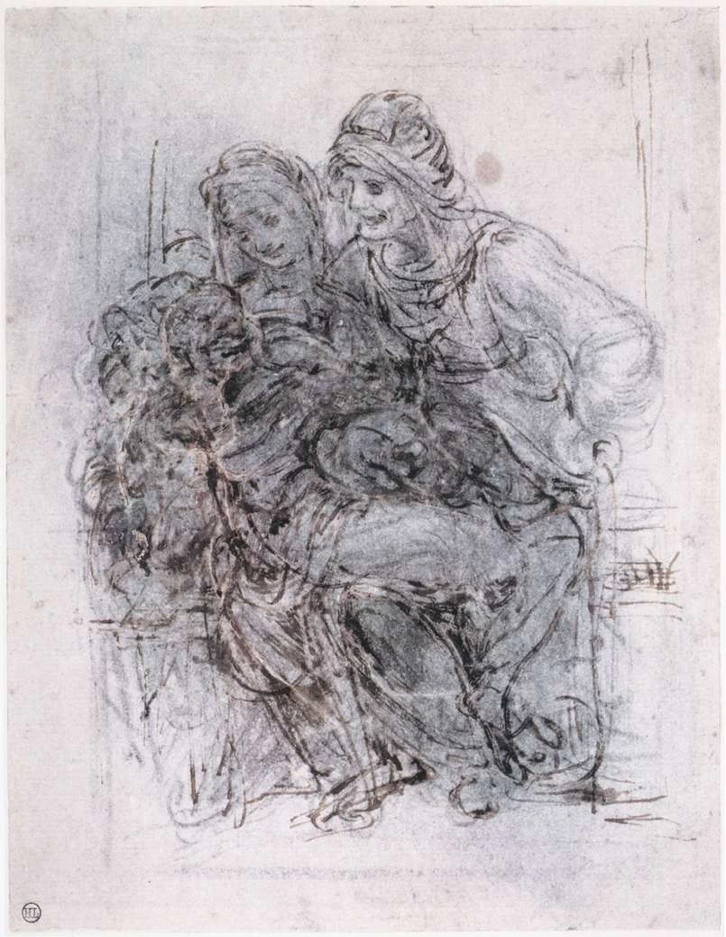 225-Studio di Sant'Anna, Maria e il Bambino Gesù